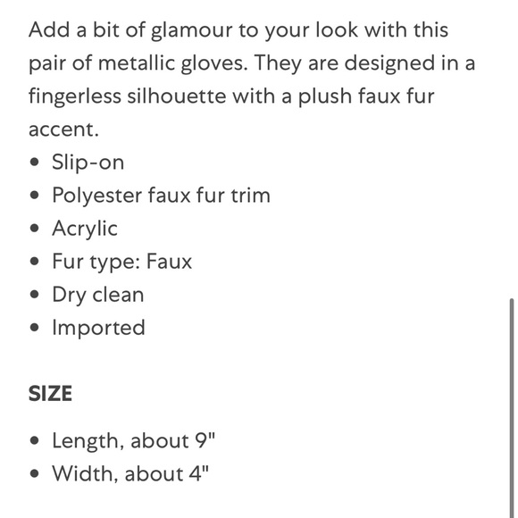 NWT Adrienne Landau Faux Fur Trim Fingerless Gloves - Picture 4 of 4